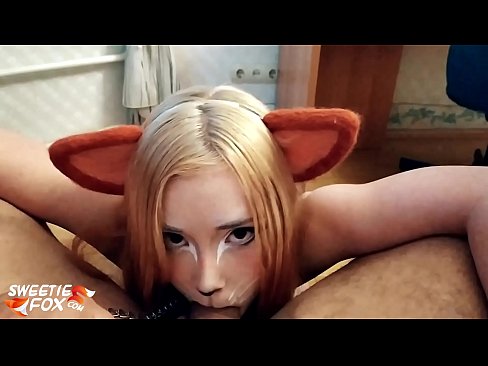 ❤️ Kitsune loro dick na kụkọba n'ọnụ ya ❌  Mmekọahụ  ❤